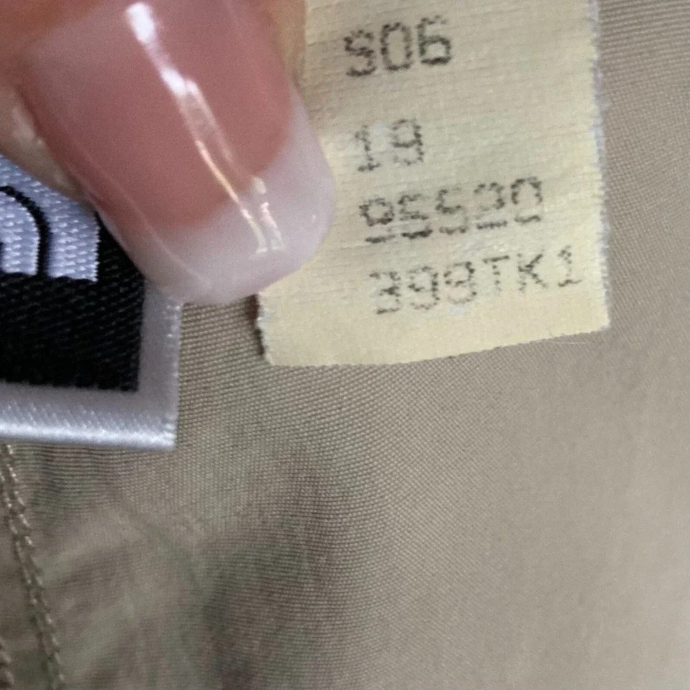 VTG The North Face Technical Hiking Khaki Nylon Cargo Pant Mens XL 38 38x29 $115